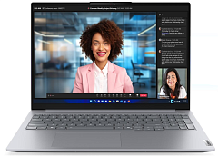 Ноутбук Lenovo ThinkBook 16 G8 IAL 16" WUXGA (1920x1200) IPS 300N Ultra 7 255H, 1x16GB DDR5-5600, 512GB SSD M.2, Intel Graphics, WiFi6E, Kb Ru/Eng,BT, FPR, TPM2, FHD Cam, 45Wh, 65W USB-C, noOS, 1Y, 1.7kg