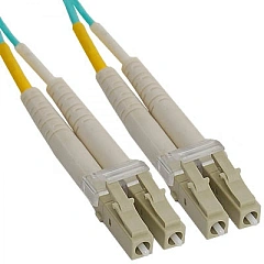 Патч-корд Lanmaster LAN-2LC-2LC/OM3-10 2x50/125 OM3 LC дуплекс-LC дуплекс 10м LSZH голубой