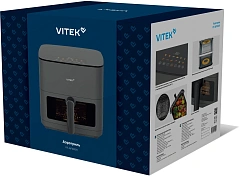 Аэрогриль Vitek VT-AF0001 2000Вт темно-серый/черный