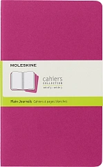 Блокнот Moleskine CAHIER JOURNAL CH018D17 Large 130х210мм обложка картон 80стр. нелинованный розовый неон (3шт)