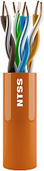 Кабель информационный NTSS NTSS-IN-UTP4-5E-LSZH-OR кат.5E UTP 4 пары 24AWG LSZH внутренний 305м оранжевый