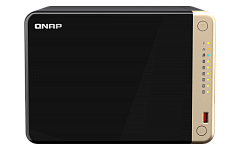Системы хранения данных QNAP SMB QC 2GhzCPU/8Gb/upto 6HDD, up to 22 with TL-D800C/SATA(3,5" 2,5")/ 2xUSB3.2 2xUSB2.0/1xHDMI/1xExp.slot/2x2,5Gb/iSCSI/1xPS/3YW TS-664-8G-EU-RU