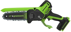 Цепная пила Greenworks GD24CS15 аккум. 600Вт 0.8л.с. дл.шины:6" (15cm) (2010107)