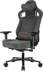 Кресло игровое A4Tech Bloody GC-660 серый Formula 968 искусственная замша с подголов. крестов. металл
