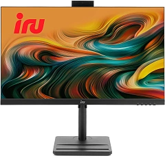 Моноблок IRU Strato 717 27" QHD i7 1255U (1.7) 16Gb SSD1Tb UHDG Windows 11 Pro GbitEth WiFi BT 120W Cam черный 2560x1440