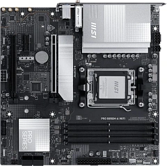 Материнская плата MSI PRO B850M-A WIFI B850, AM5, 4*DDR5, 2*PCIEx16, 1*PCIEx1, 2*M.2, 3*TypeC, 3*USB3.2Gen2, 5*USB3.2Gen1, 4*USB2.0, 4*SATA3.0, 5G, DP, HDMI, M-ATX, RTL