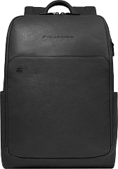 Рюкзак мужской Piquadro Black Square CA6503B3/N черный натур.кожа