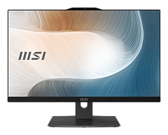 Моноблок MSI Modern AM242P 1M AiO 23,8" FHD (1920x1080)IPS AG Non-touch,Core i3-100U (1.2GHz),8Gb DDR5(1*8GB),512GB SSD M.2, Intel UHD, WiFi, BT, camera, WirelessKB&mouse Eng/Rus, No OS,1y,Black