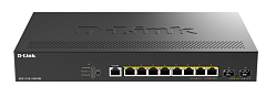Коммутатор D-Link Управляемый L2 коммутатор, 8x1000Base-T, 2x10GBase-X SFP+, защита от статического электричества до 6 кВ, CLI, консольный порт RJ-45, RPS, поддержка Dying Gasp