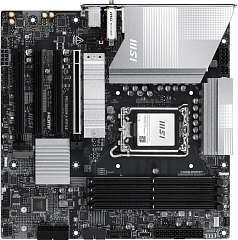 Материнская плата MSI PRO B860M-A WIFI6E B860, LGA1851, 4*DDR5, 4*PCIEx16, 3*M.2, 2*TypeC, 1*USB3.2Gen2, 6*USB3.2Gen1, 6*USB2.0, 4*SATA3.0, 5G, Type-C(DP), DP, HDMI, M-ATX, RTL