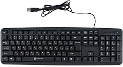 Клавиатура Оклик 130M черный USB (337077) кабель 1.6м