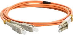 Патч-корд Lanmaster LAN-2LC-2SC/OM4-5.0 2x50/125 OM4 LC дуплекс-SC дуплекс 5м LSZH