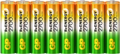 Аккумулятор GP 270AAHCRGY AA NiMH 2700mAh (16шт) спайка
