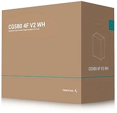 Корпус Deepcool CG580 4F V2 WH белый без БП ATX 6x120mm 4x140mm 2xUSB3.0 audio bott PSU