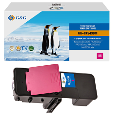 Тонер-картридж G&G GG-TK5430M TK-5430M пурпурный (1250стр.) для Kyocera Ecosys PA2100cx/PA2100cwx/MA2100cfx/MA2100cwfx