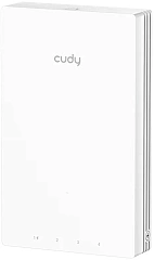 Точка доступа Wi-Fi CUDY AC1200 Gigabit Wall-Plate Access Point AC1200 Dual Band Gigabit Wall Plate Access Point, MT7621DAN+MT7613B+MT7603E, 867Mbps at 5GHz + 300Mbps at 2.4GHz, 1 x Gigabit PoE-IN Port, 802.3af / at, 4 x Gigabit RJ45 ports