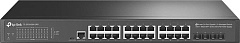 Сетевое и телекоммуникационное оборудование TP-Link TL-SG3428X-UPS, JetStream™ 24 портовый гигабитный управляемый коммутатор уровня 2+ с 4 слотами SFP+ 10GE и источником бесперебойного питания