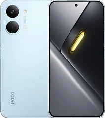 Смартфон Xiaomi Poco X8 Pro Max 256Gb 12Gb голубой моноблок 3G 4G 2Sim 6.83" 1280x2772 Android 15 50Mpix 802.11 a/b/g/n/ac/ax NFC GPS Protect