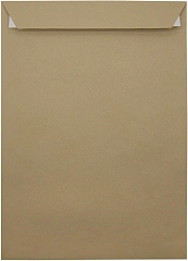 Пакет почтовый Silwerhof Eco 381227.25 C4 229x324мм силиконовая лента крафт 130г/м2 (pack:25pcs)
