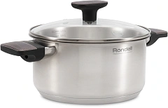 Кастрюля/ Кастрюля Rondell Chambray RDS-1955 2.8л. d=20см (с крышкой) стальной