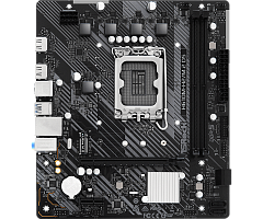 Материнская плата ASROCK H610M-H2/M.2 D5, LGA1700, H610, 2*DDR5, 4*SATA, 1*M.2, 2*USB 3.2, 4*USB 2.0, 1*PCIx16, 1*PCIx1, 2*HDMI, mATX