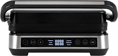 Электрогриль Hyundai HYG-5020 2000Вт серебристый/черный