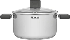 Кастрюля/ Кастрюля Rondell Quadro RDS-1596 3.1л. d=20см (с крышкой) стальной