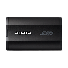 Внешний накопитель External SSD ADATA 500GB USB 3.2 Gen 2x2 Type-C R2000/W2000MB/s 3D NAND COLOR BOX black
