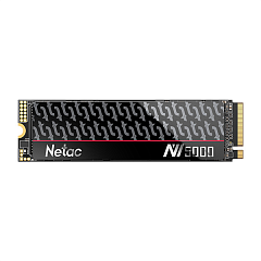 SSD накопитель Netac SSD NV5000-T 500GB PCIe 4 x4 M.2 2280 NVMe 3D NAND, R/W up to 4800/2700MB/s, IOPS(R4K) 200K/440K, TBW 320TB, with heat spreader, 5y wty