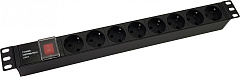 Блок распределения питания NTSS NTSS-PDU-DA1016 гор.размещ. 8xSchuko базовые 10A C14