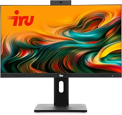 Моноблок IRU Tactio 23IP 23.8" Full HD i5 13400 (2.5) 16Gb SSD512Gb UHDG 730 без ОС GbitEth WiFi BT 120W Cam черный 1920x1080 (RUS)
