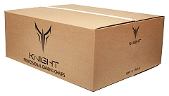 Кресло игровое Knight Outrider LTD черный Light-20 с подголов. крестов. металл