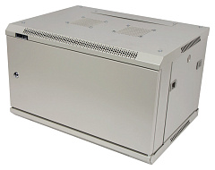 Шкаф коммутационный Lanmaster (TWT-CBWPM-12U-6X6-GY) настенный 12U 600x600мм пер.дв.металл 60кг серый 500мм 29кг 635мм IP20