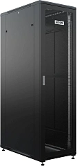 Шкаф серверный NTSS Премиум (NTSS-R42U80100PD/PDD-BL) напольный 42U 800x1000мм пер.дв.перфор. металл 900кг серый 910мм 160кг 1987мм IP20 сталь
