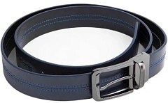 Ремень мужской Piquadro Blue Square CU6742B2/BLUN 125х3.5см синий/черный натур.кожа