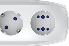 Сетевой фильтр Pilot PRO USB 5м (6 розеток) серый (коробка)