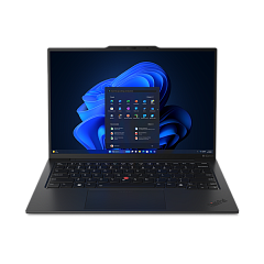 Ноутбук ThinkPad X1 Carbon Gen 13 Aura Edition 14”(2880X1800) OLED 120Hz, Ultra 7 268V vPro, 32GB LPDDR5x, 1TB SSD M.2, Intel Arc 140V, WiFi, BT, Kb Ru/Eng, 57Wh, 65W USB-C, Win 11 Pro, 1Y, 1kg