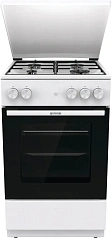 Плита Газовая Gorenje GG5A14WJ белый (металлическая крышка) реш.сталь