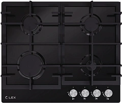 Газовая варочная поверхность Lex Hi-tech Gve 641 Bl Matt Edition черный