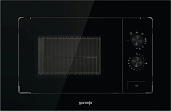 Встраиваемые микроволновые печи GORENJE/ Встраиваемые микроволновые печи GORENJE BM201EG1BG Встраиваемые микроволновые печи GORENJE,Механическое управление,Цвет: Черный,Объем: 20 л,Габаритные размеры (шхвхг): 59,5 ? 38,8