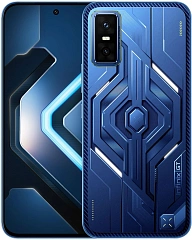 Смартфон Infinix X6876 GT 30 256Gb 8Gb синий моноблок 3G 4G 2Sim 6.78" 1224x2720 Android 15 64Mpix 802.11 a/b/g/n/ac/ax NFC GPS Protect FM