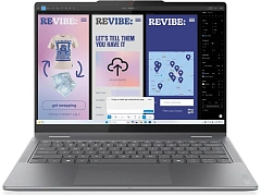 Ноутбук Lenovo Yoga 7 14ILL10 Core Ultra 5 226V 16Gb SSD512Gb Intel Arc 130V 14" OLED Touch WUXGA (1920x1200) без ОС grey WiFi BT Cam (83JQ003GRK)