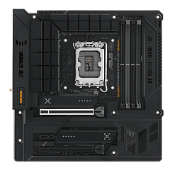 Материнская плата ASUS TUF GAMING B760M-BTF WIFI, LGA1700, B760, 4*DDR5, 4*SATA, 3*M.2, 5*USB 3.2, 4*USB 2.0, Type-C, 2*PCIx16, 1*PCIx1, DP+HDMI, mATX; 90MB1G50-M0EAY0
