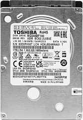 Жесткий диск Toshiba Mobile MQ04ABF100 1TB 2.5" SATA 6Gb/s 128pin 5400RPM
