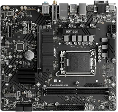 Материнская плата MSI B760M BOMBER WIFI Soc-1700 Intel B760 2xDDR5 mATX AC`97 8ch(7.1) 2.5Gg+VGA+HDMI+DP
