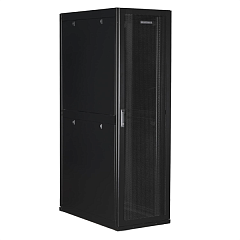 Серверный шкаф SMARTWATT Серверный шкаф Rack S-Series 42U 600x1070мм, двери с перфорацией, боковые панели 4шт и ролики в комплекте, черный (4512020620015)