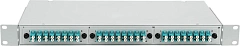 Кросс Suprlan09-0257-4 19" 1U 24xLC дупл. 50/125 OM4