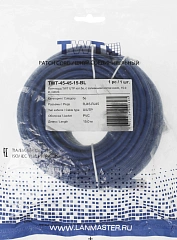  Патч-корд TWT UTP кат.5e, с заливными колпачками, 15.0 м, синий
