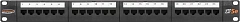 Патч-панель Nikomax NMC-RP24UD2-1U-BK 19" 1U 24xRJ45 кат.5E UTP
