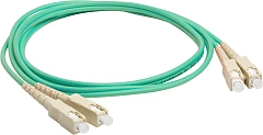 Патч-корд Lanmaster LAN-2SC-2SC/OM3-5.0 2x50/125 OM3 SC дуплекс-SC дуплекс 5м LSZH